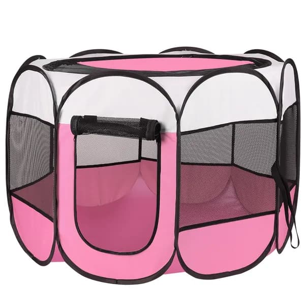 Portable Foldable Pet Playpen Exercise Pen, view 3