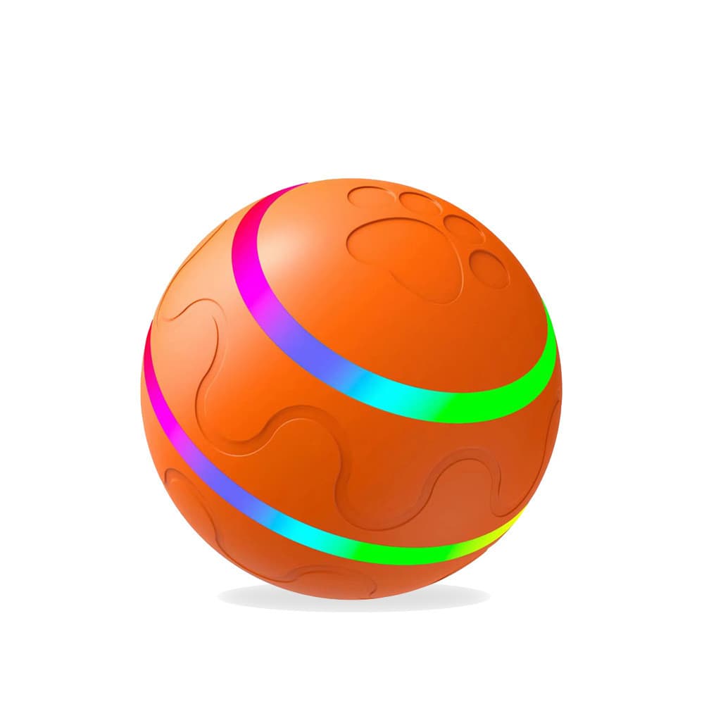 Pet New Cat Wicked Ball Toy Intelligent Ball set up for play indoors