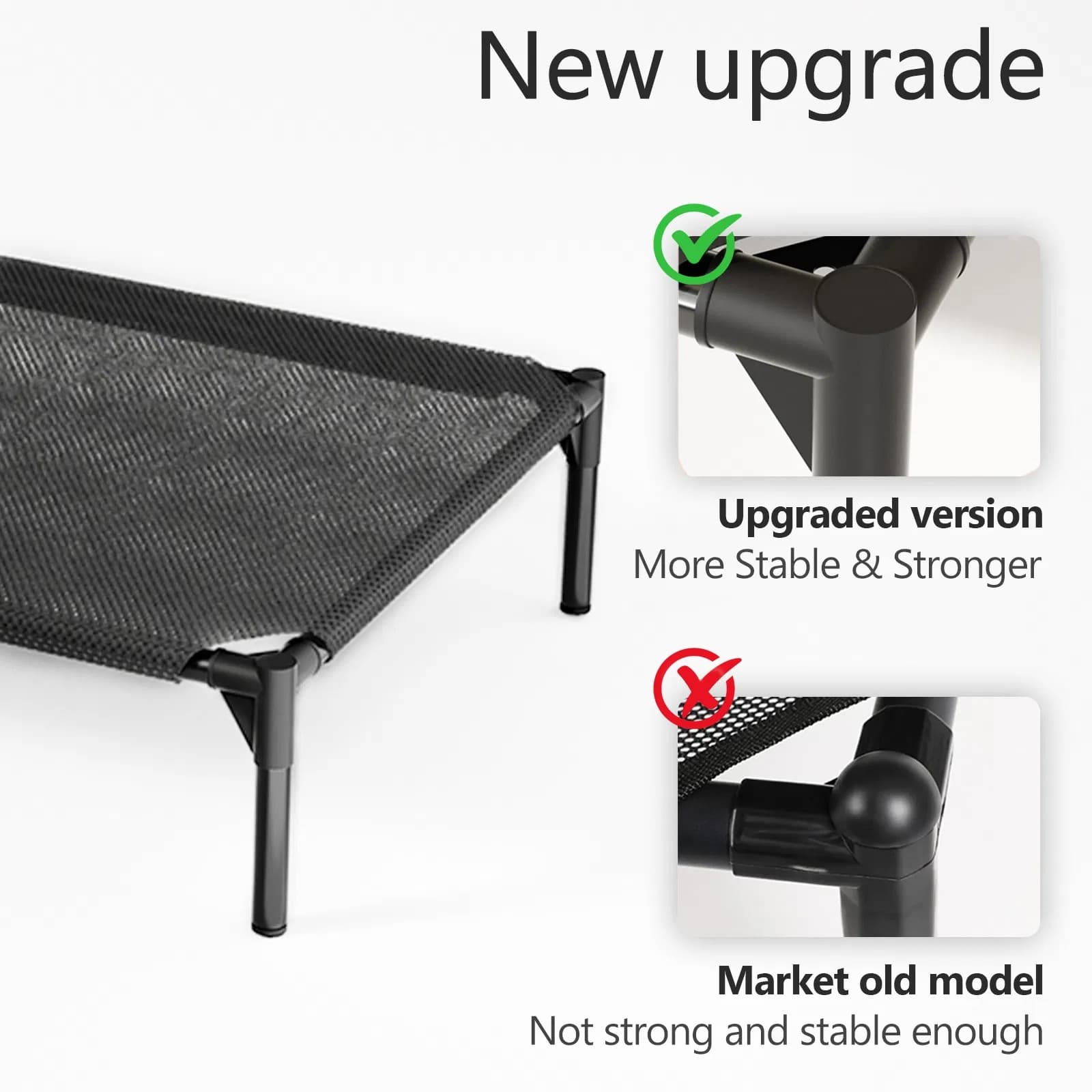 Elevated Breathable Mesh Pet Bed, view 7