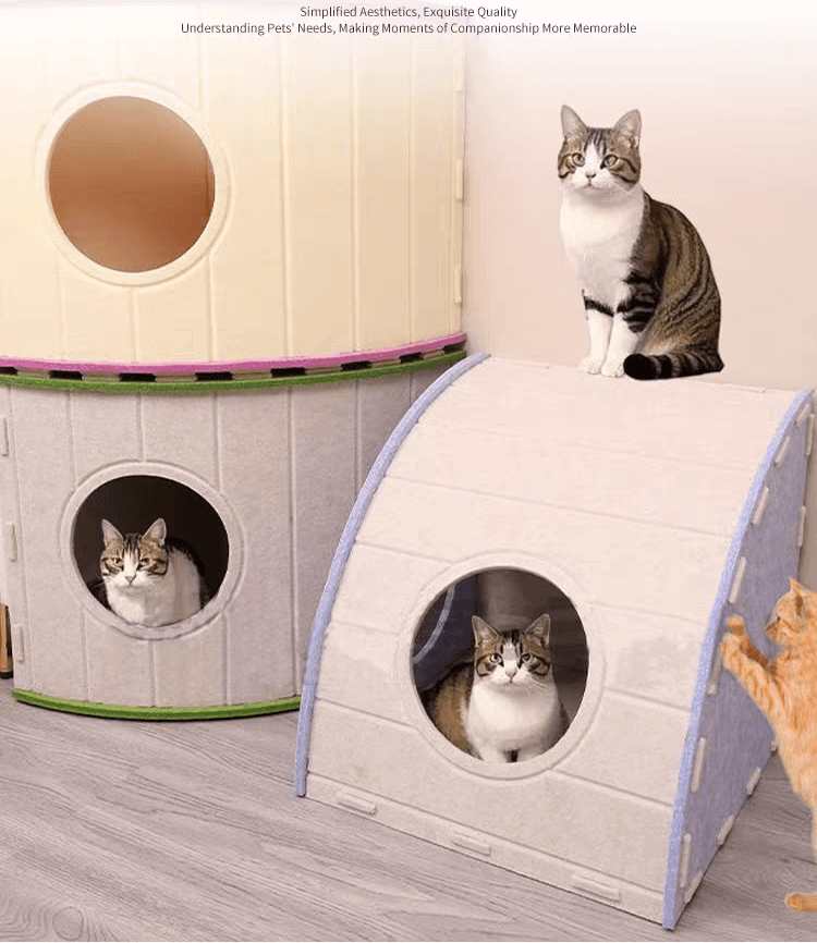 Enclosed Large Scratch-Resistant Calming Pet Bed, view 6