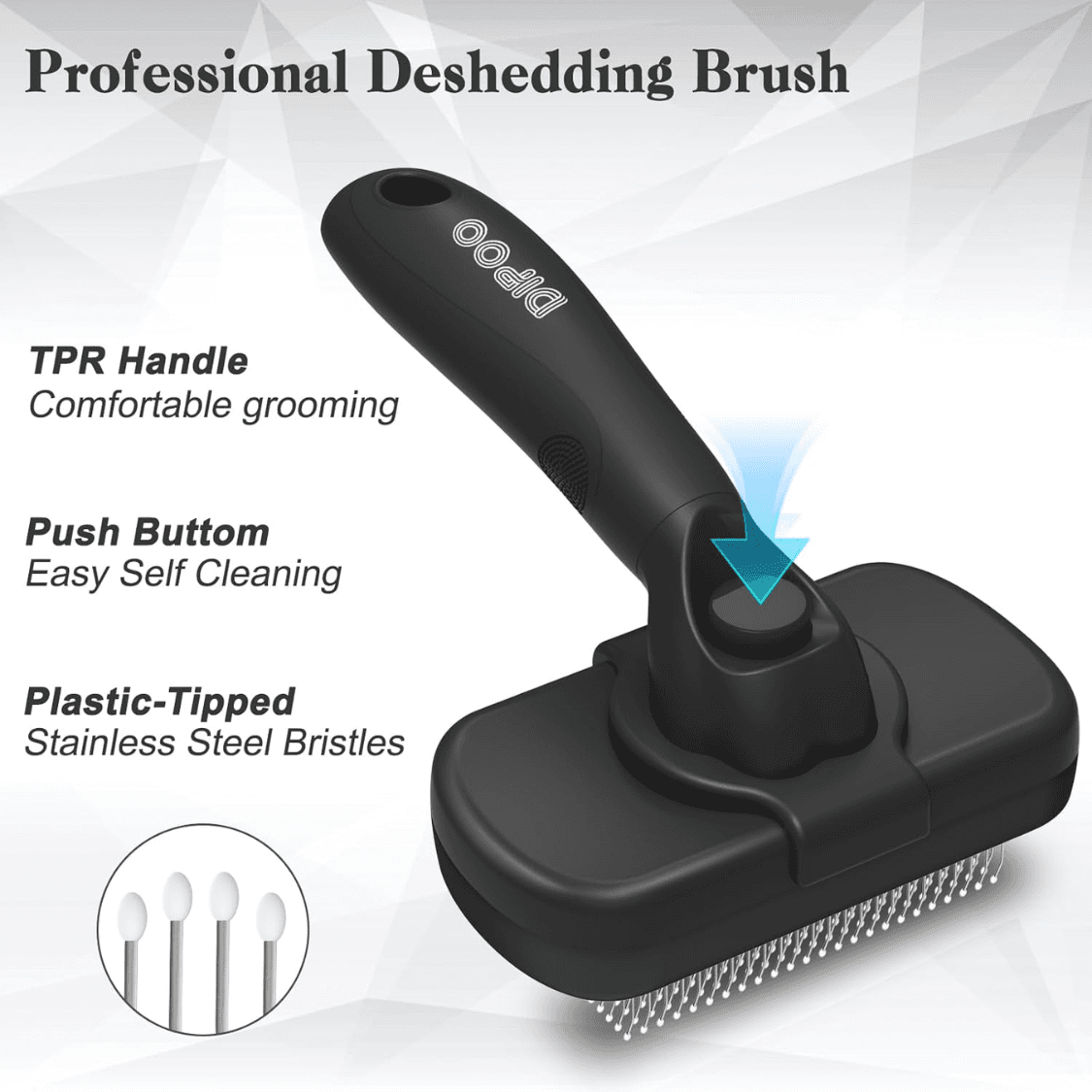 Self Cleaning Shedding Brush, view 4