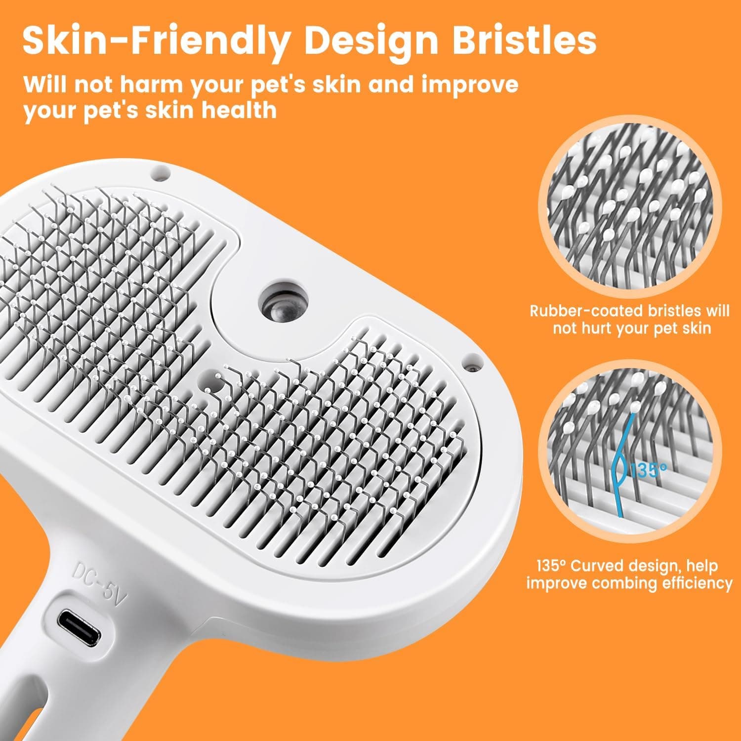 3 in 1 Pet Steam Brush, view 3