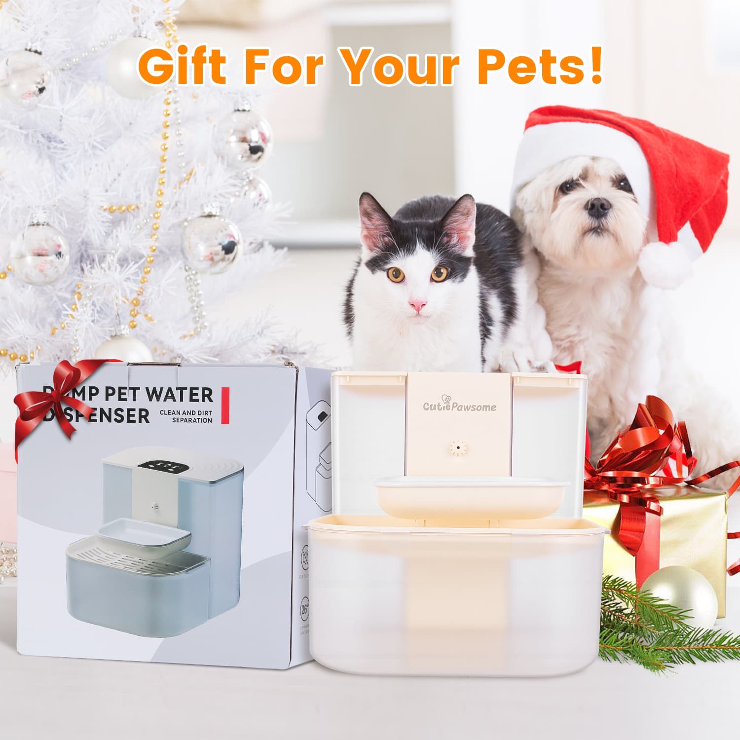 Smart Pet Water Fountain Automatic Pet Water Dispenser, view 4