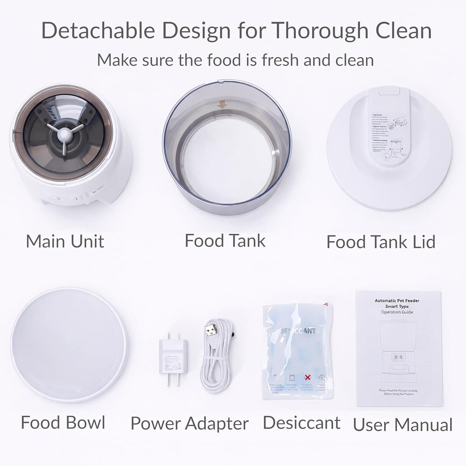 Waithem Wi-Fi Automatic Pet Feeder, view 3