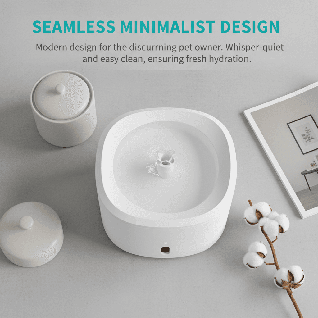 Ultra Quiet Anti-Dry Burn Pet Water Fountain, view 4