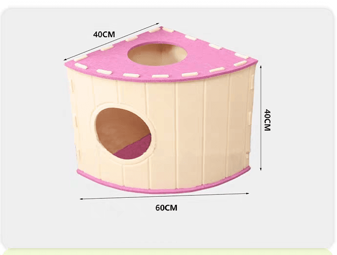 Enclosed Large Scratch-Resistant Calming Pet Bed, view 3